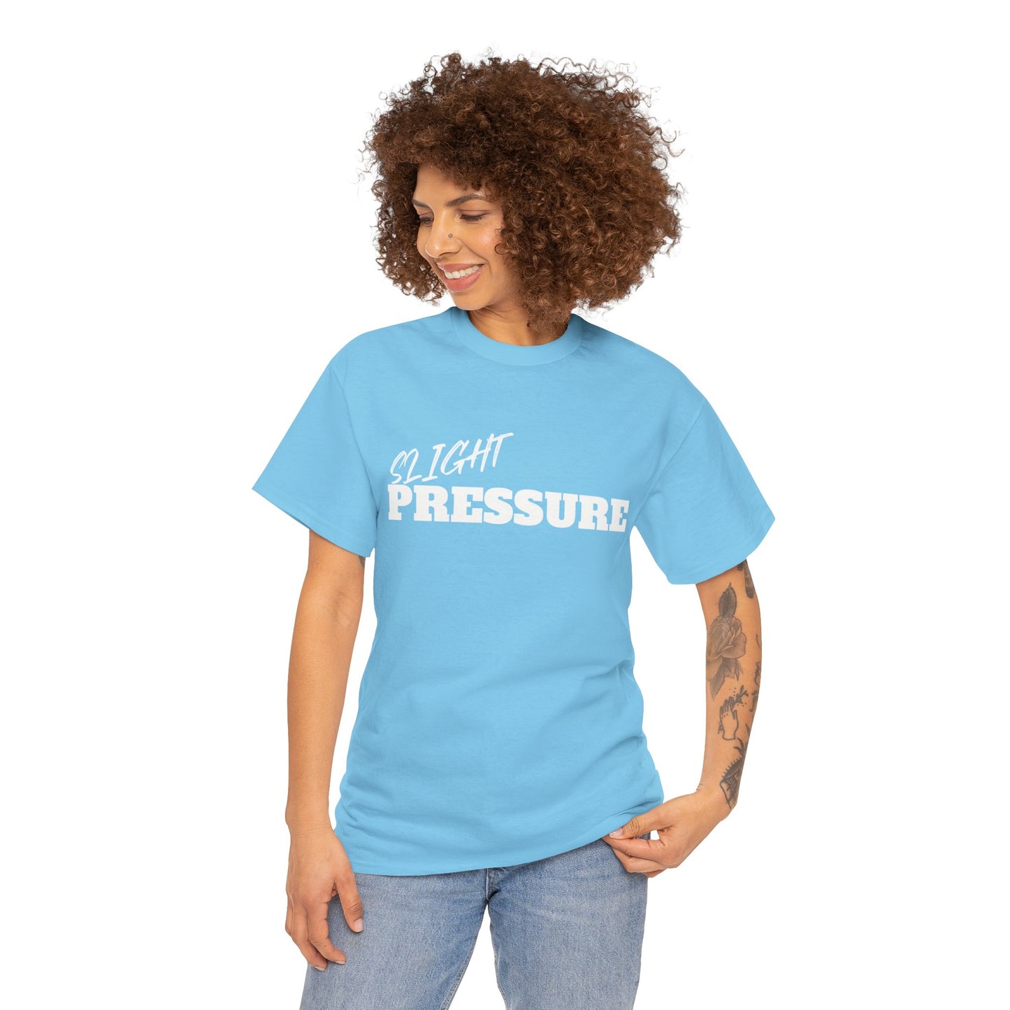 Unisex Slight Pressure Tee-white text