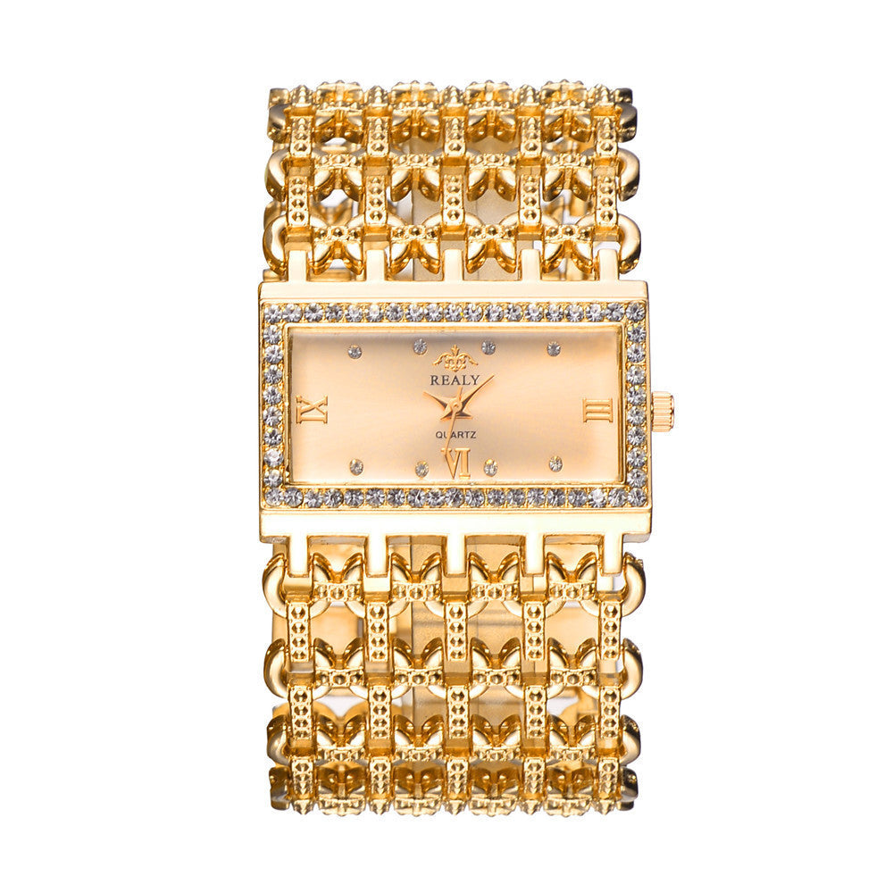 Steel Diamond Watch