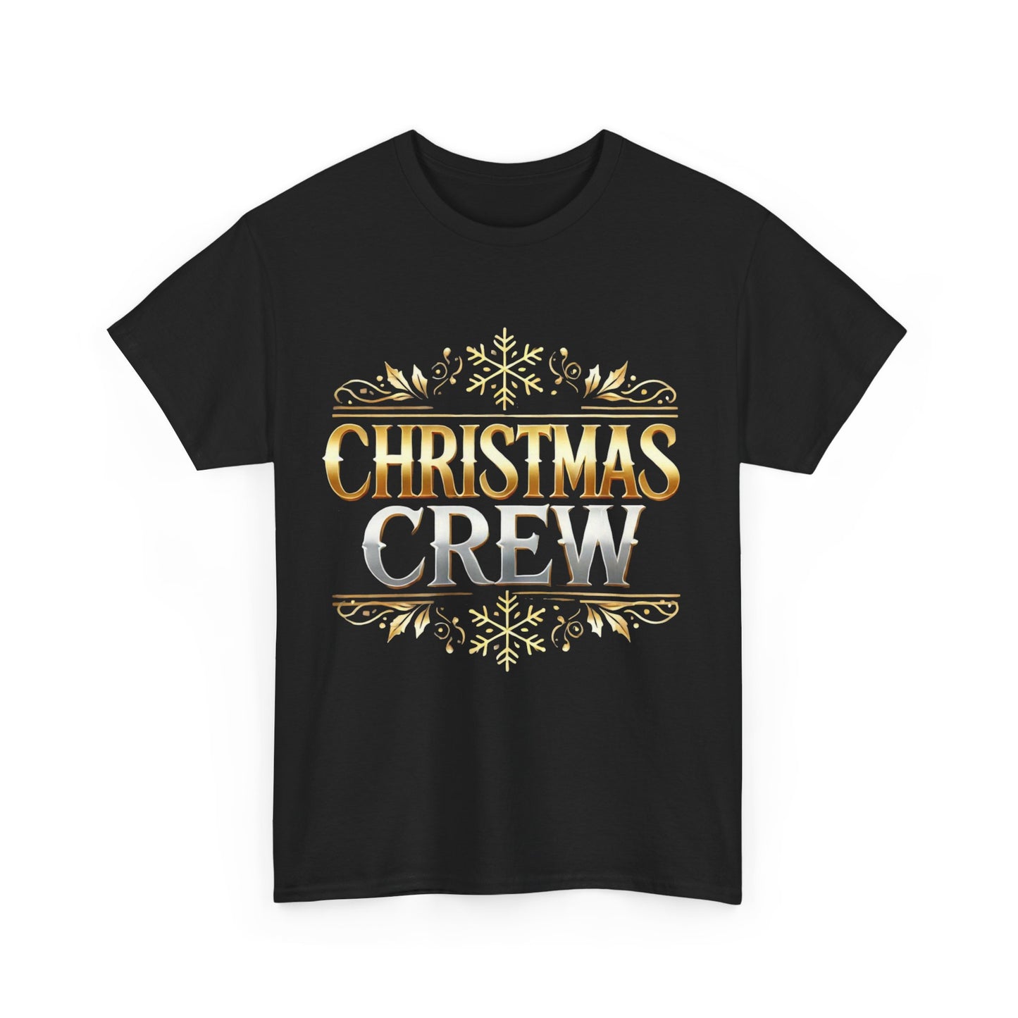 Slver & Gold Christmas Crew Tshirt