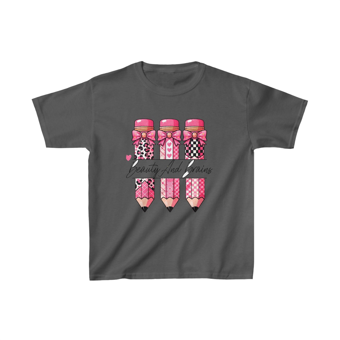 Kids Beauty And Brains Tee