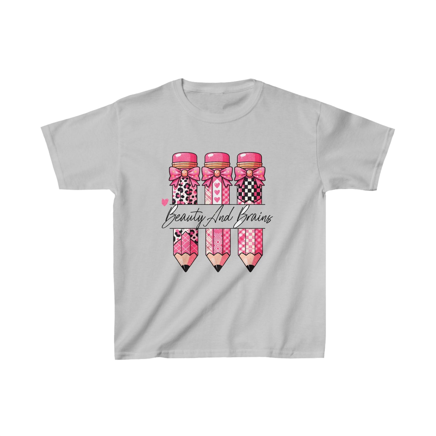 Kids Beauty And Brains Tee