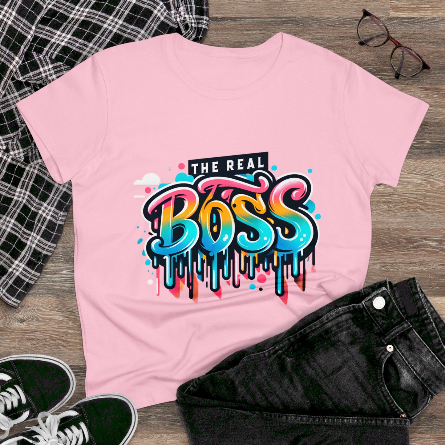 Women's THE REAL BOSS(SEMI FITTED)