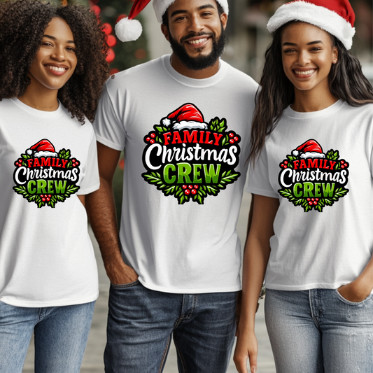 Family Christmas Crew Tee