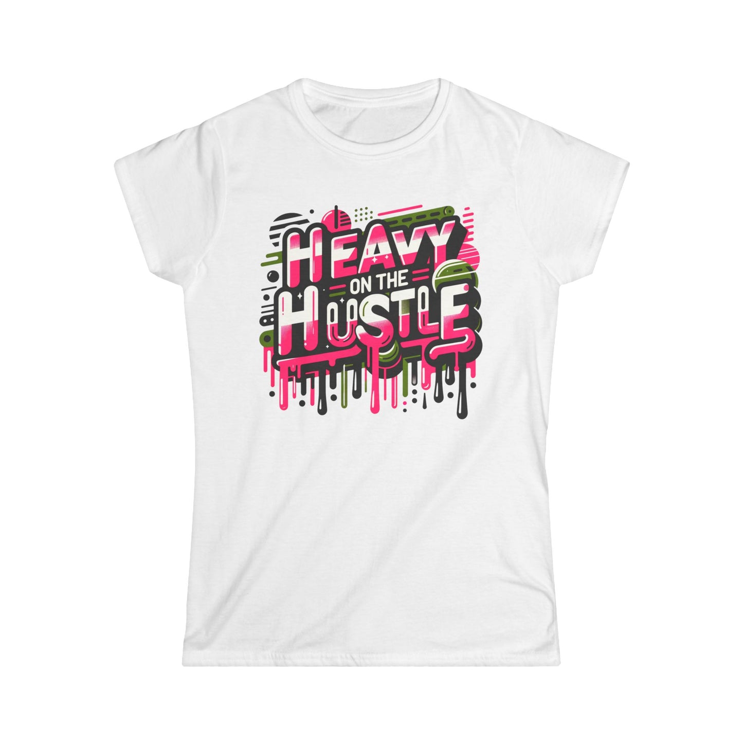 HEAVY ON THE HUSTLE(ladies semi-fitted)