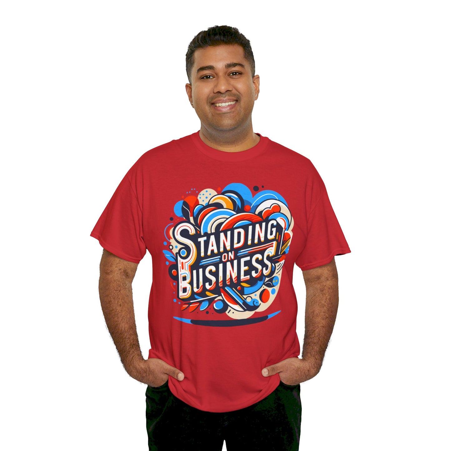 Unisex Standing on Business Tee