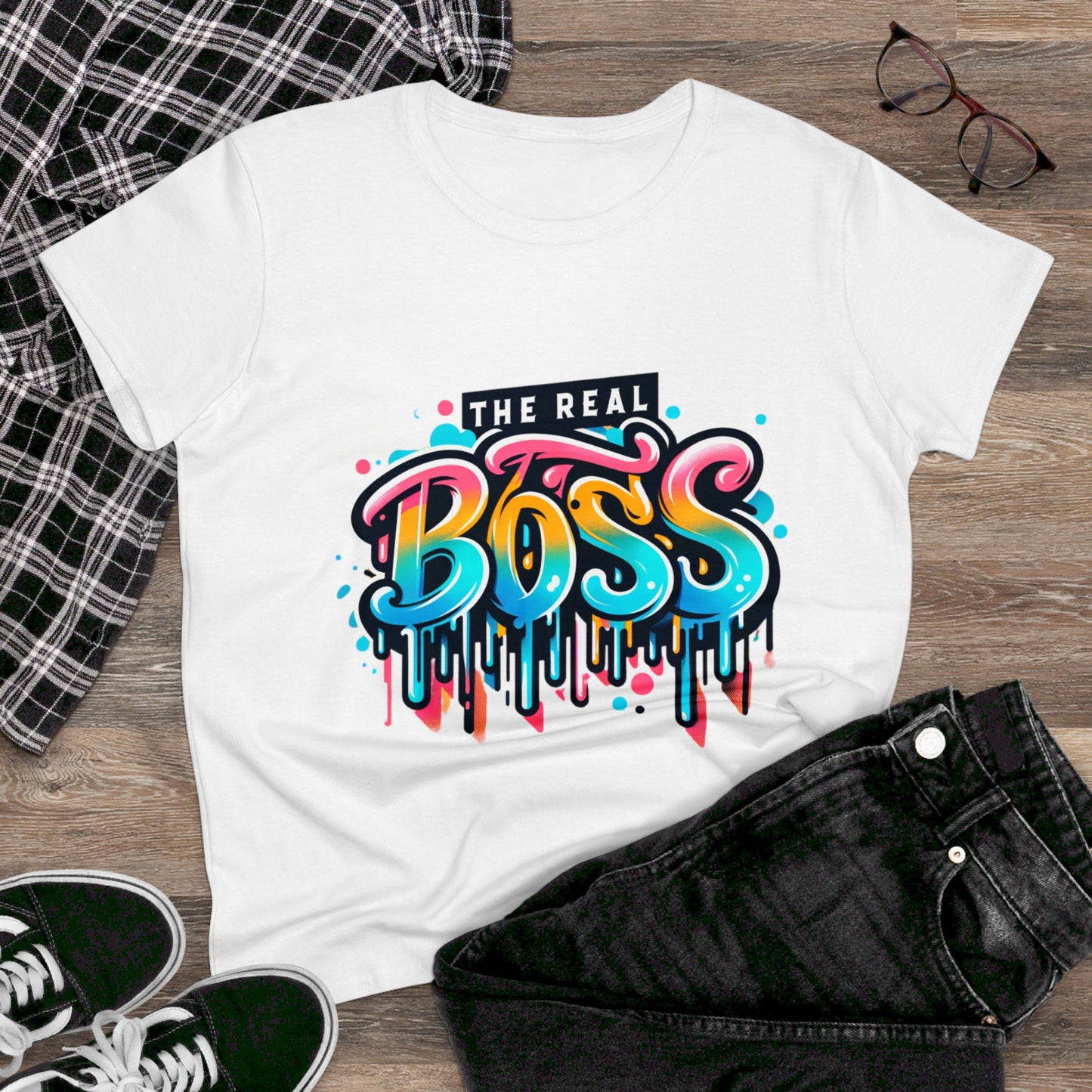 Women's THE REAL BOSS(SEMI FITTED)