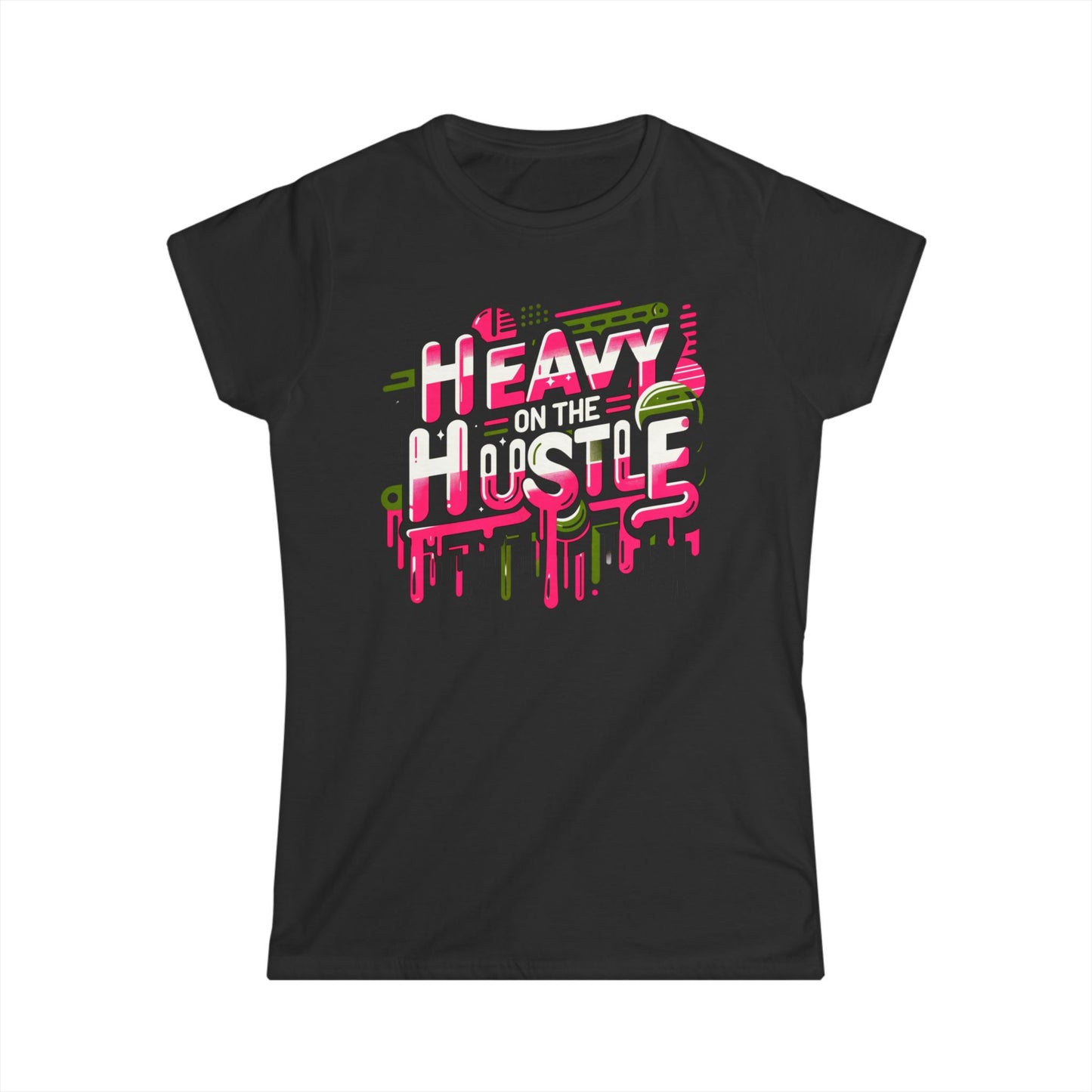 HEAVY ON THE HUSTLE(ladies semi-fitted)