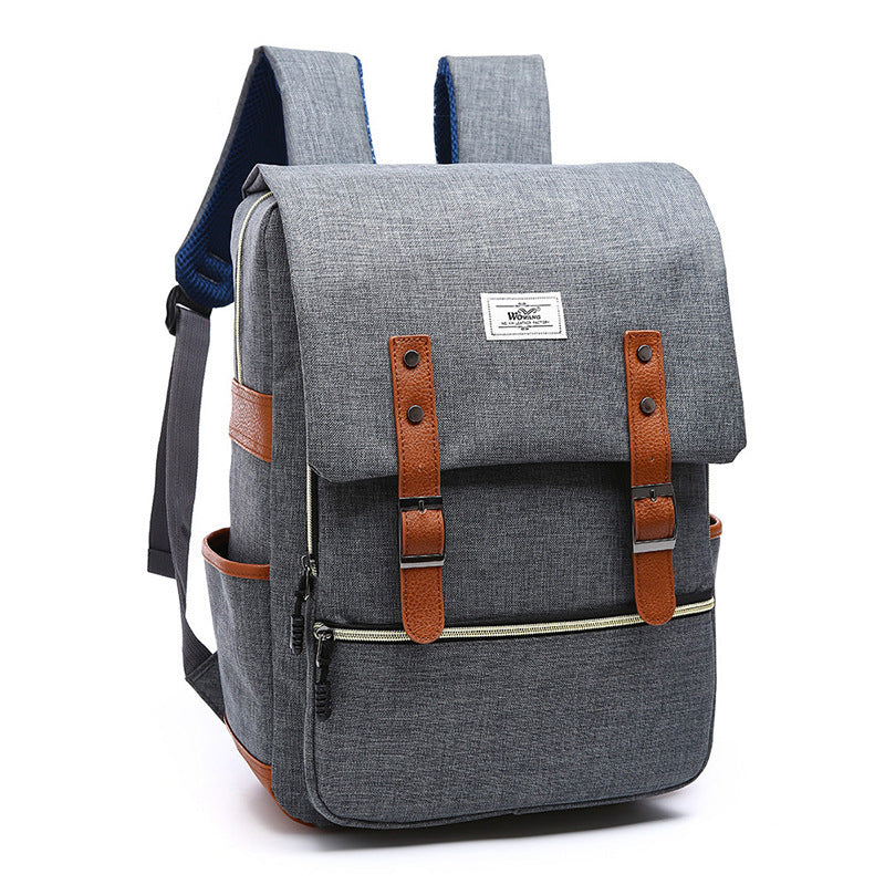 Canvas Backpack with USB charging/travel