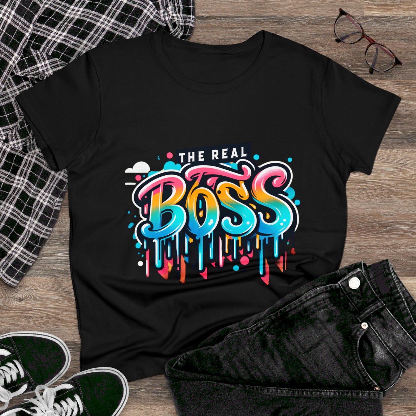 Women's THE REAL BOSS(SEMI FITTED)