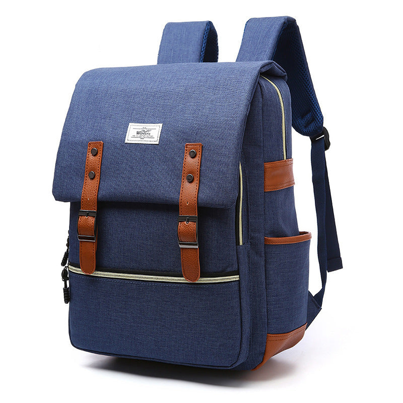 Canvas Backpack with USB charging/travel