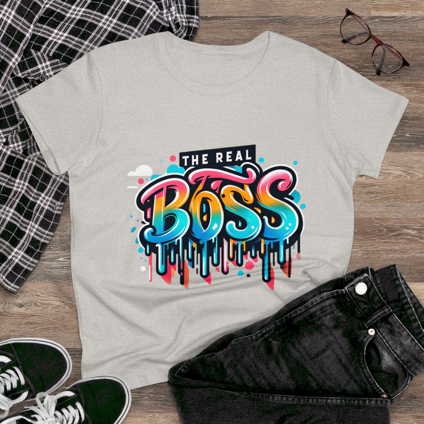 Women's THE REAL BOSS(SEMI FITTED)