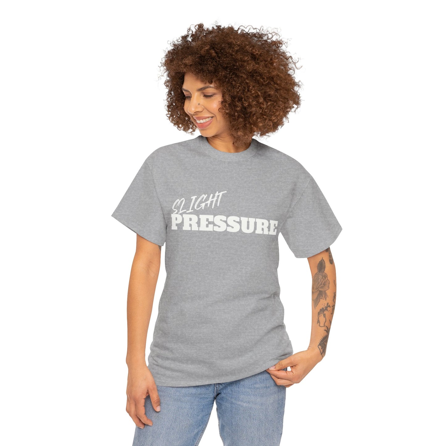 Unisex Slight Pressure Tee-white text