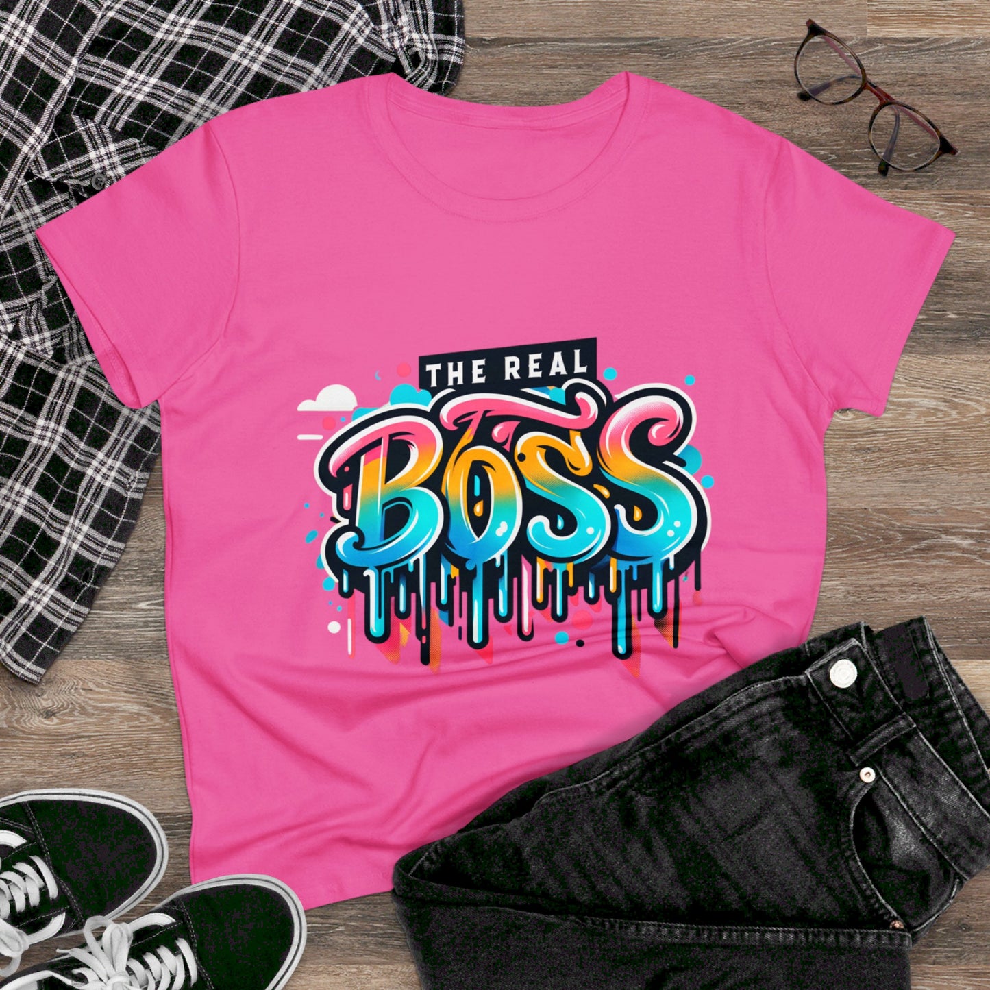 Women's THE REAL BOSS(SEMI FITTED)