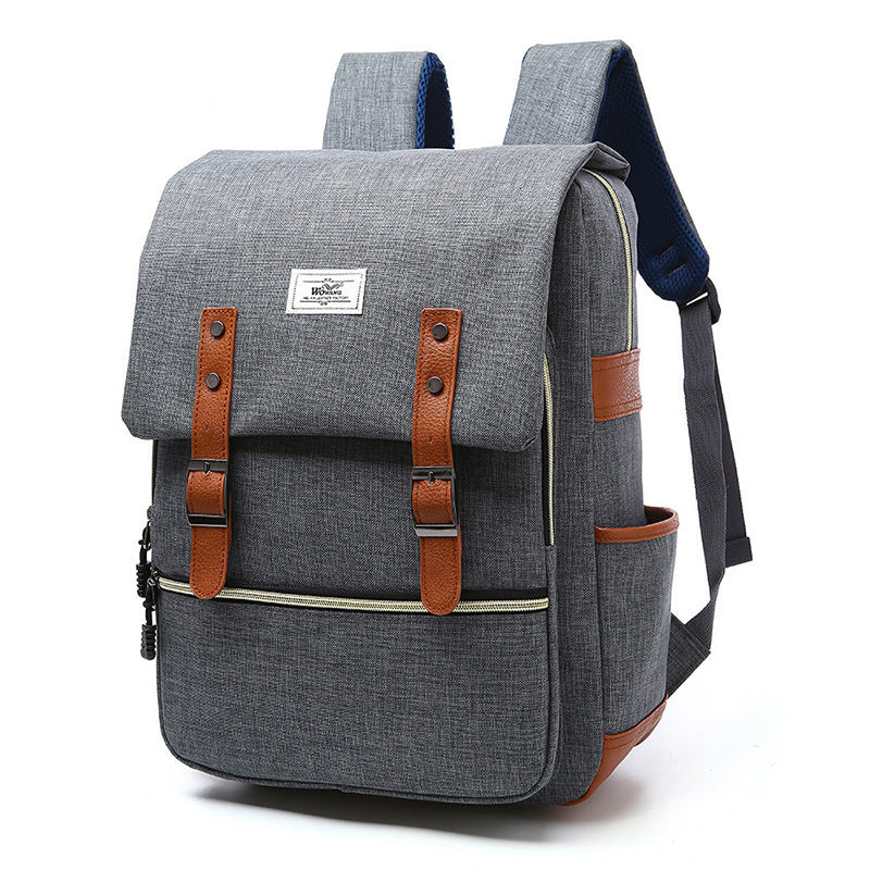 Canvas Backpack with USB charging/travel