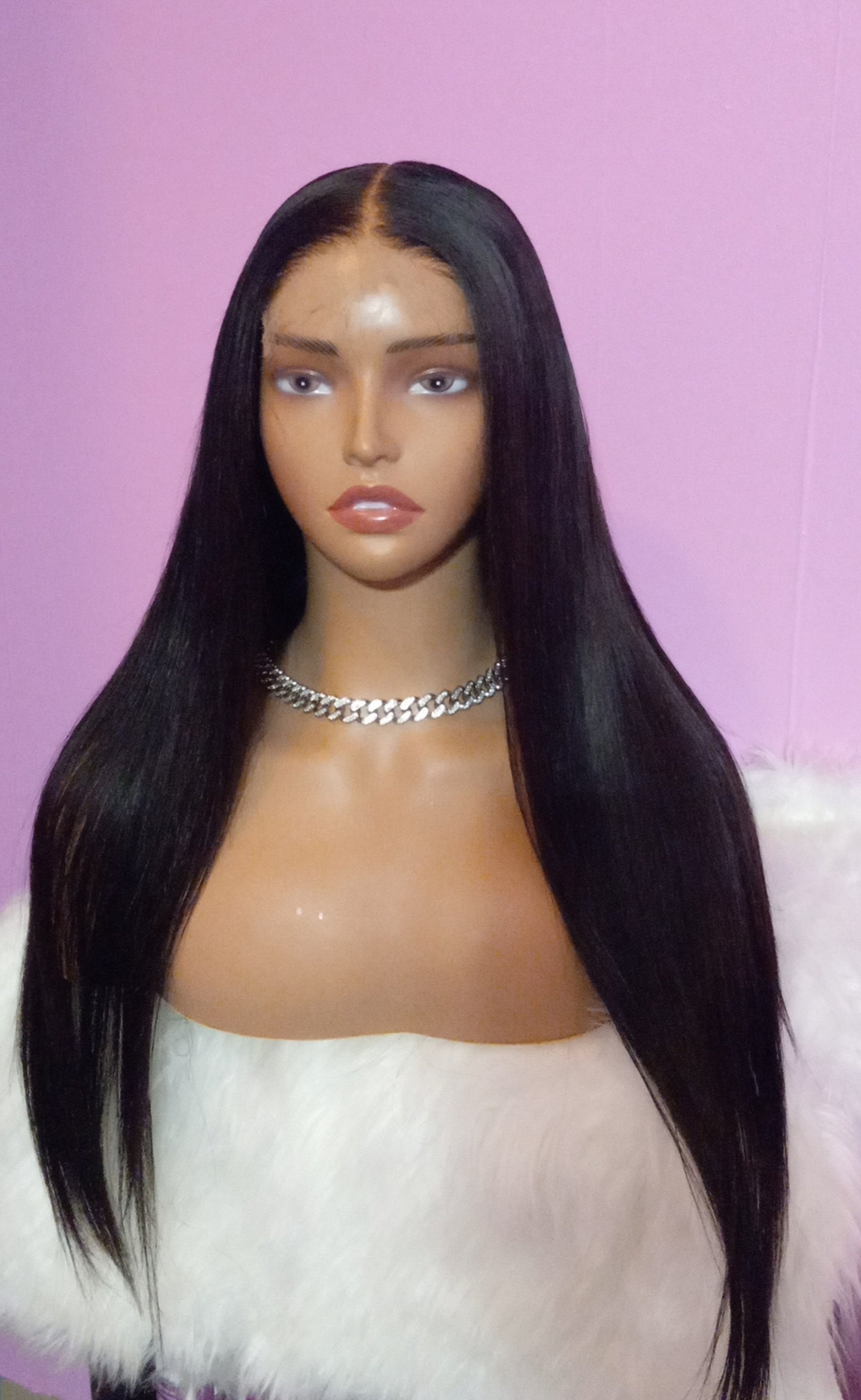 Glueless 5x5 Hd Closure Raw Straight Wig