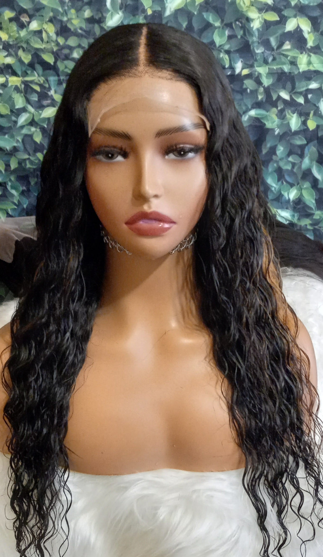 5x5 Transparent Lace  Deep Wave 20 inches