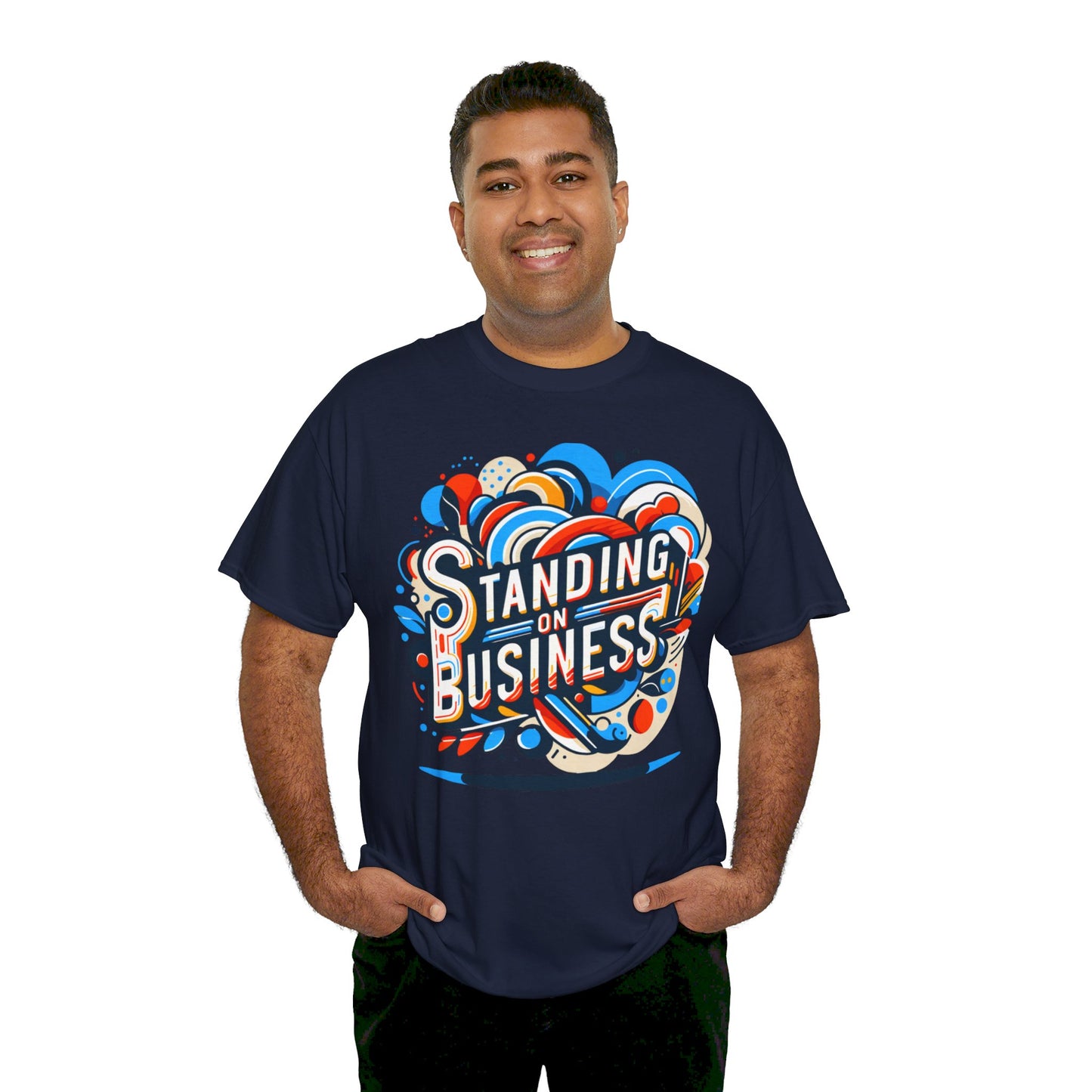 Unisex Standing on Business Tee