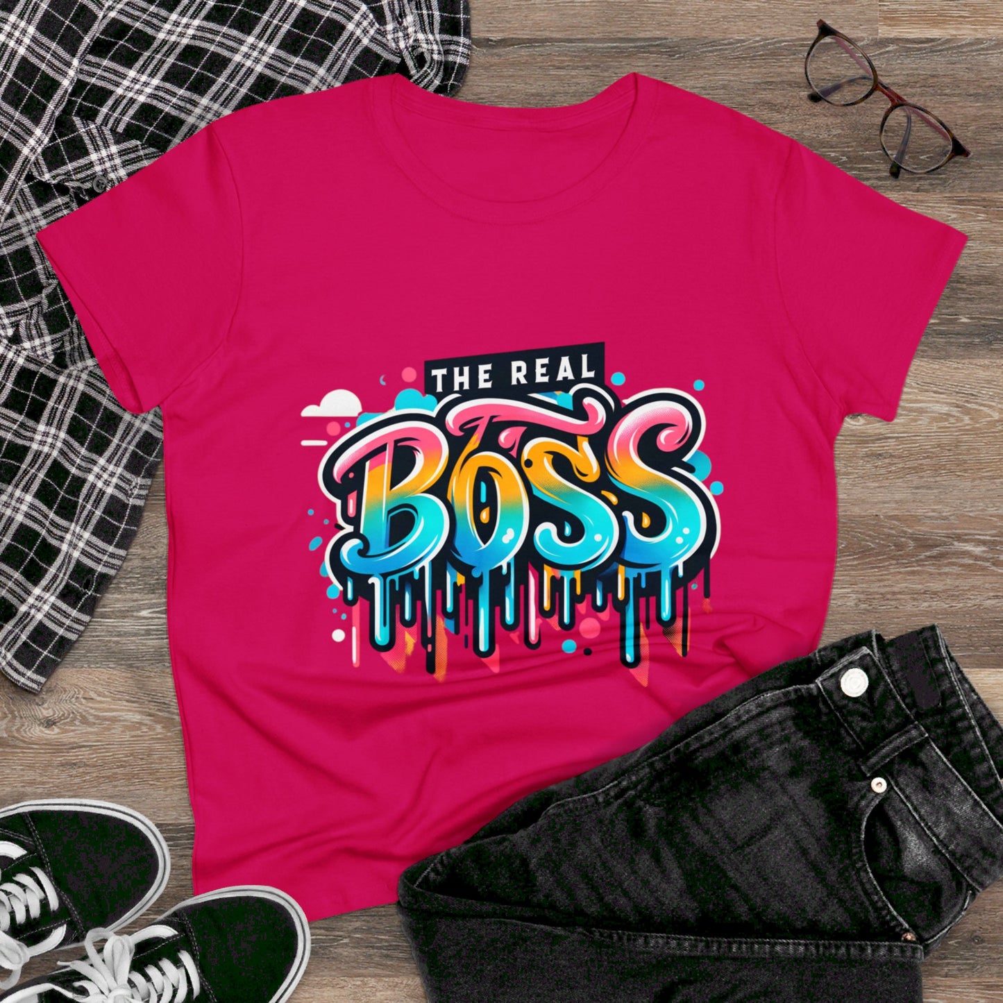 Women's THE REAL BOSS(SEMI FITTED)