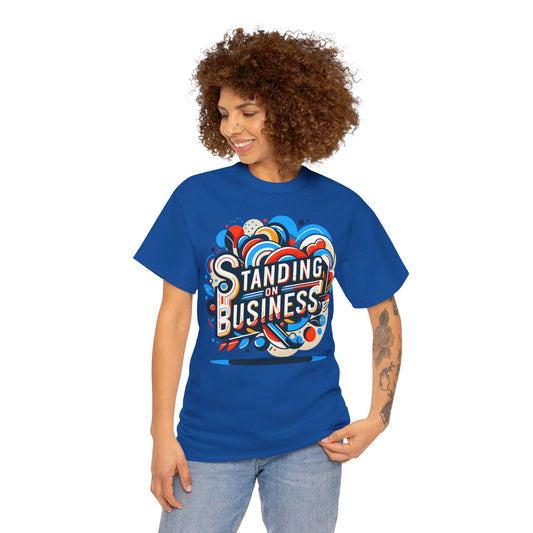 Unisex Standing on Business Tee