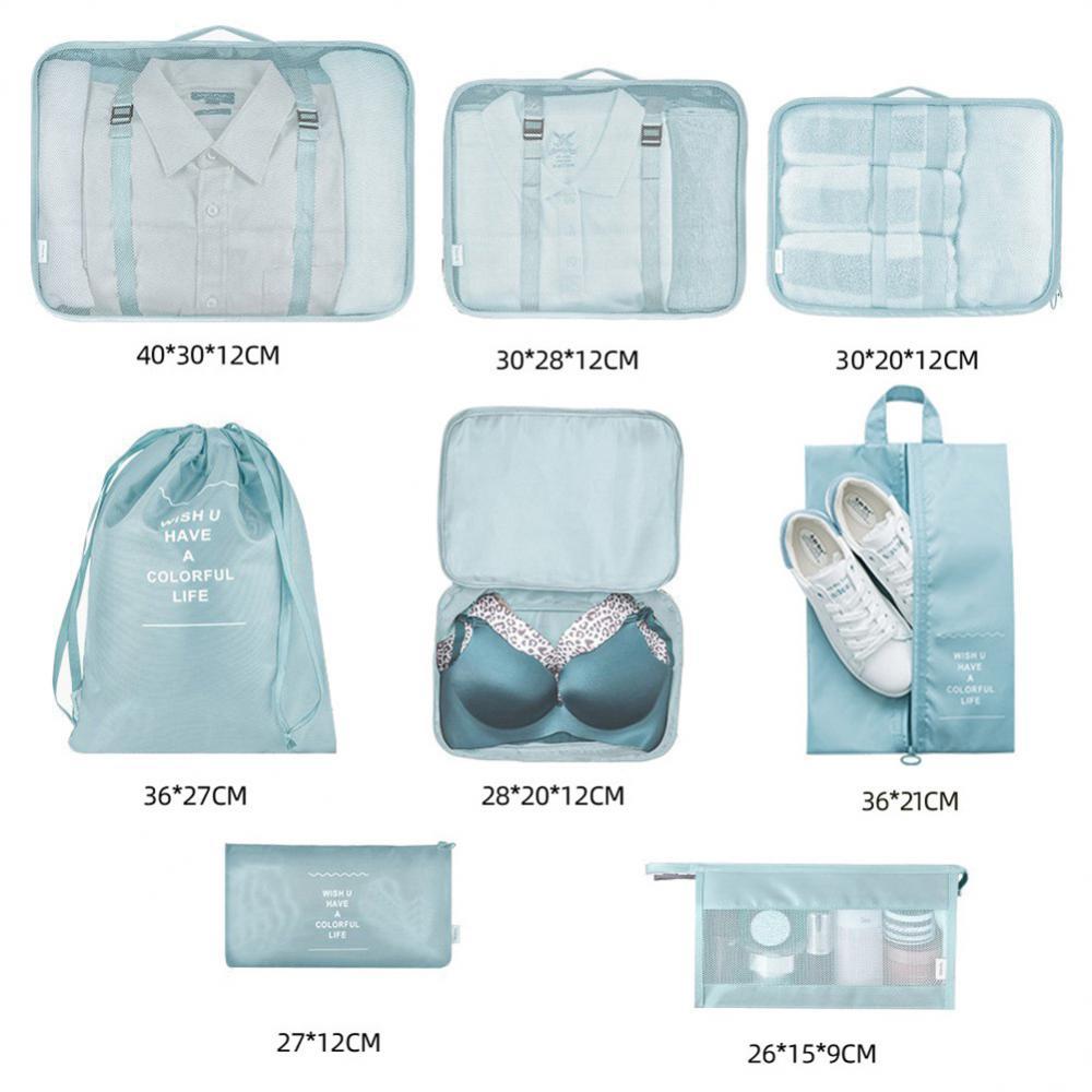 8-piece Set Luggage Divider Bag Travel Set