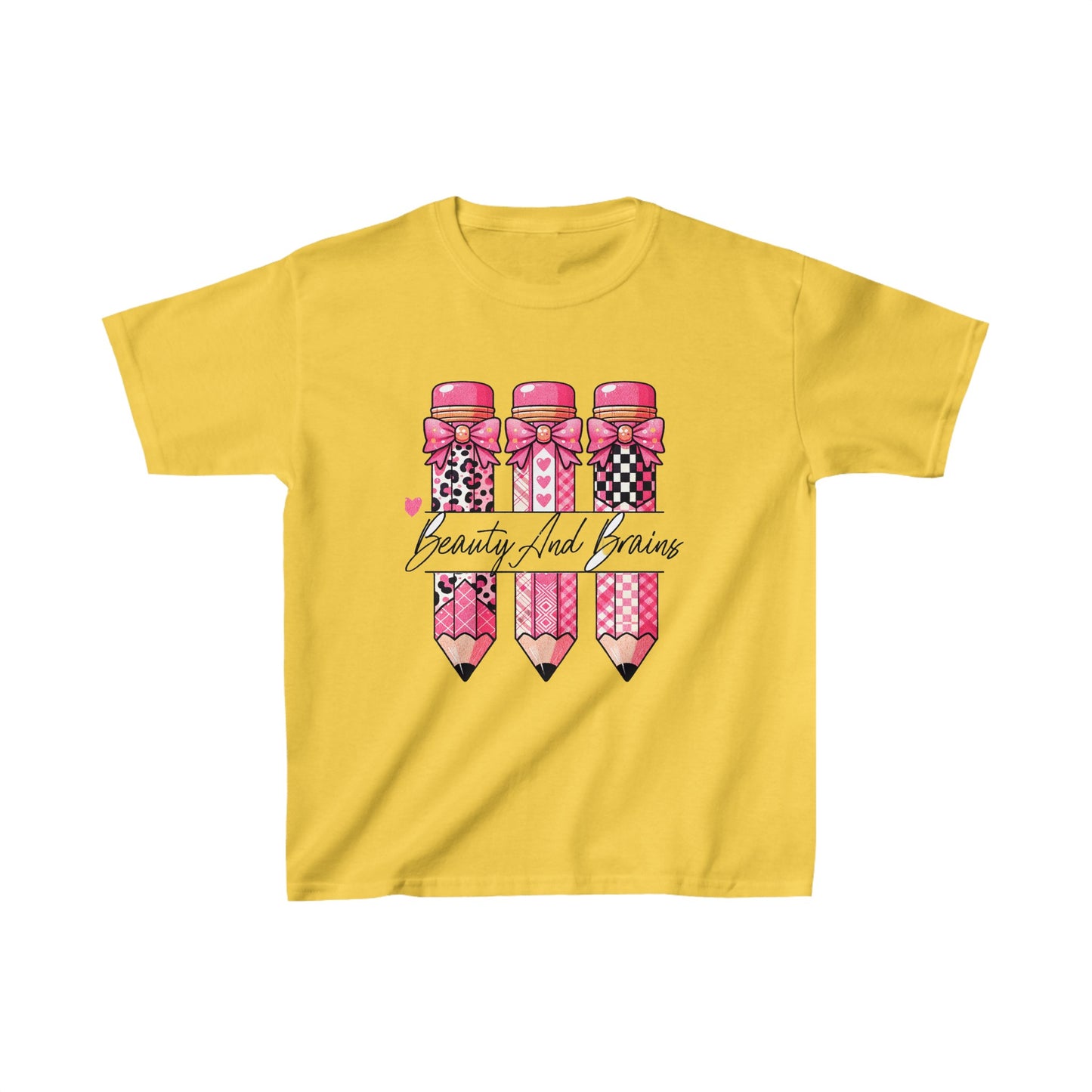 Kids Beauty And Brains Tee