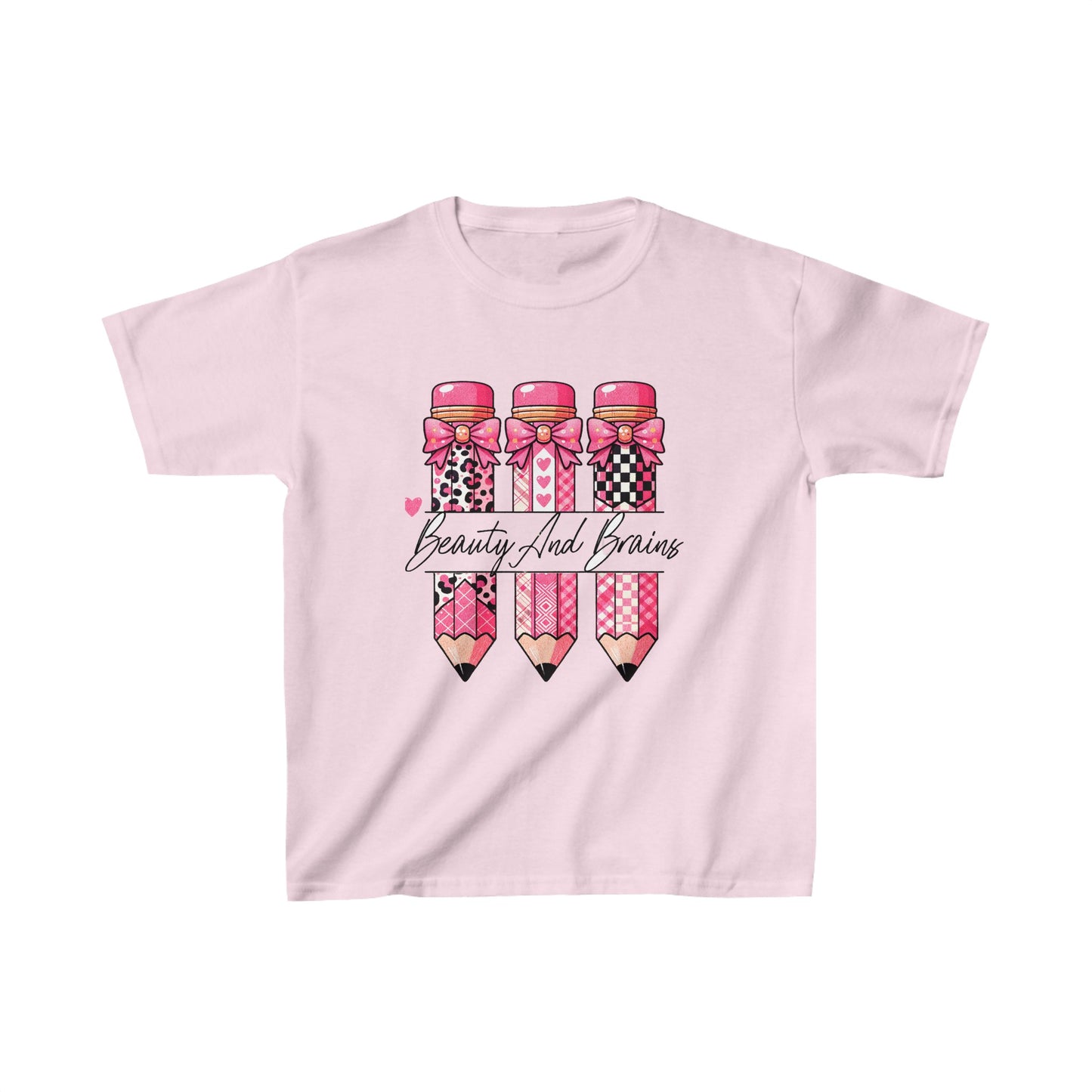 Kids Beauty And Brains Tee