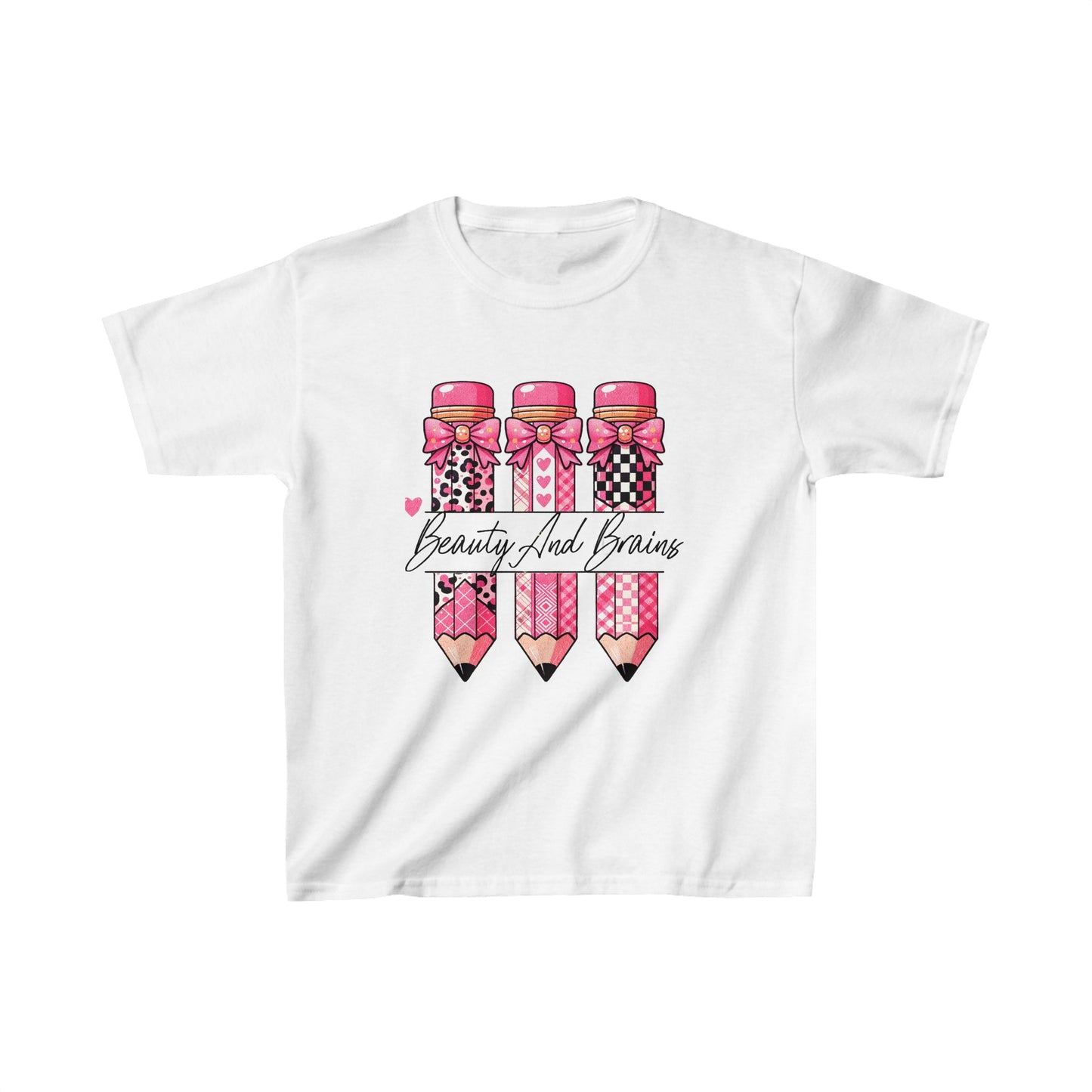 Kids Beauty And Brains Tee