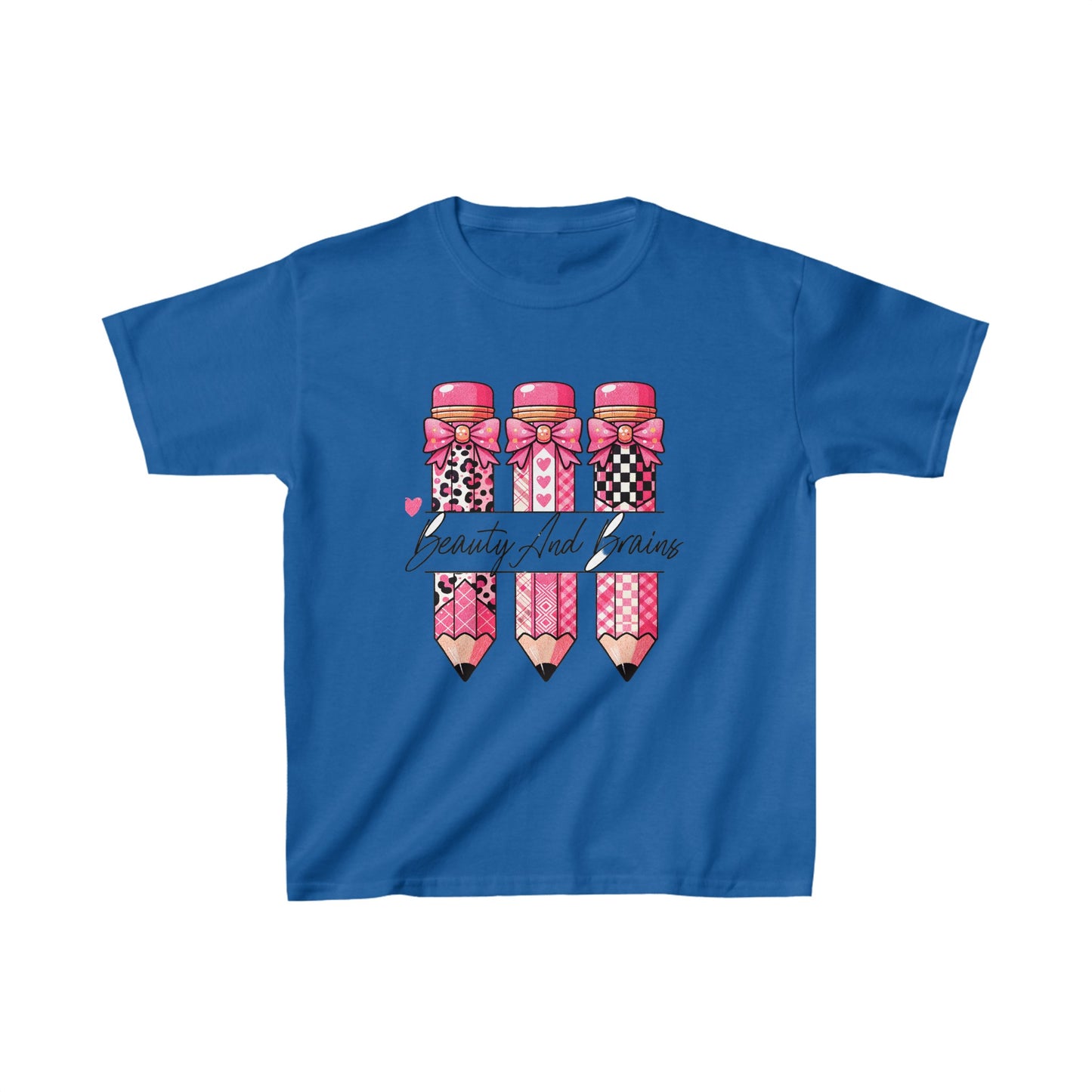 Kids Beauty And Brains Tee