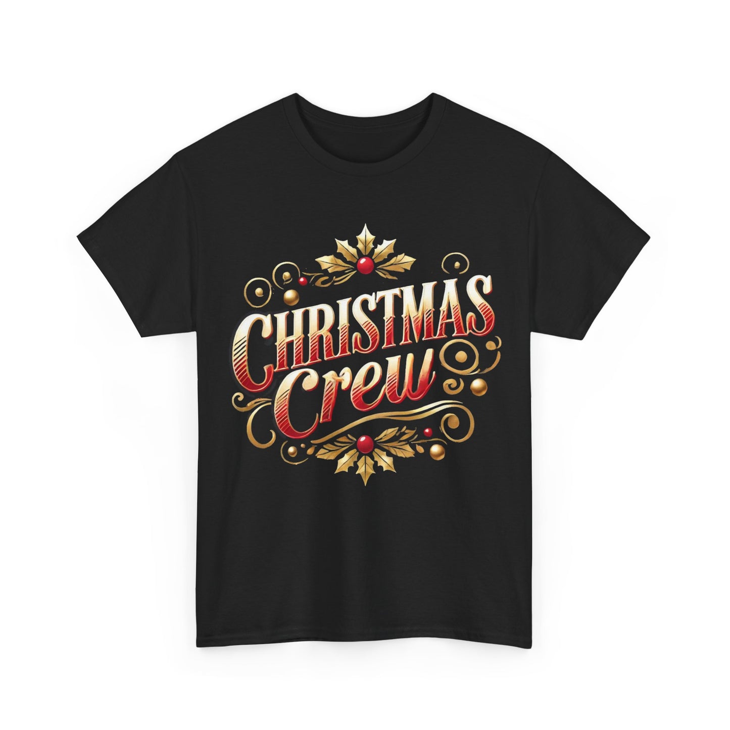 Red & Gold Christmas Crew Tshirt