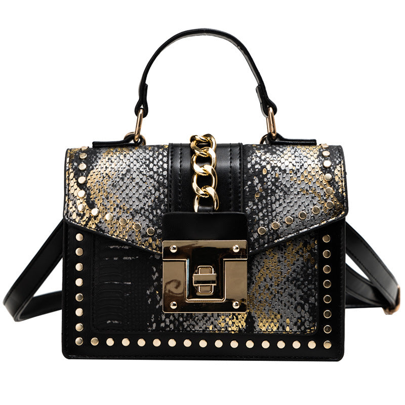 Snake Skin Pattern Handbag