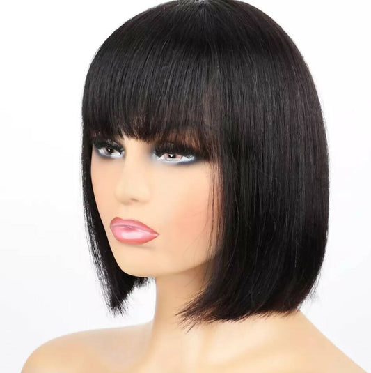 ladies bob wig human hair